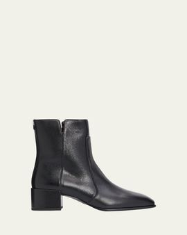 Jimmy Choo 45mm Eliot Vintage Leather Ankle Boots
