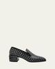 Jimmy Choo 45mm Elliot Grommet Leather Loafers - 1