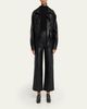 Jimmy Choo 45mm Elliot Grommet Leather Loafers - 4
