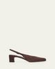 Jimmy Choo 45mm Eyla Suede Slingback Pumps - 1