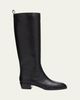 Jimmy Choo 45mm Mave Leather Knee-High Boots - 1