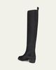 Jimmy Choo 45mm Mave Leather Knee-High Boots - 4