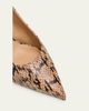 Jimmy Choo 65mm Love Snake-Printed Leather Slingback Pumps - 3