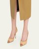 Jimmy Choo 85mm Love Raffia and Suede Pumps - 2