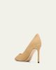 Jimmy Choo 85mm Romy Linen Pointed-Toe Pumps - 2
