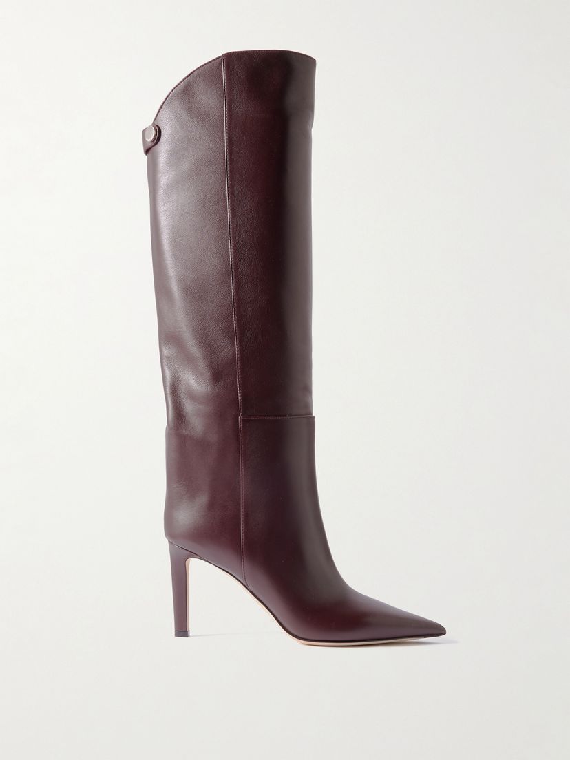 JIMMY CHOO Alizze 85 leather knee boots