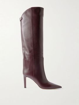 JIMMY CHOO Alizze 85 leather knee boots