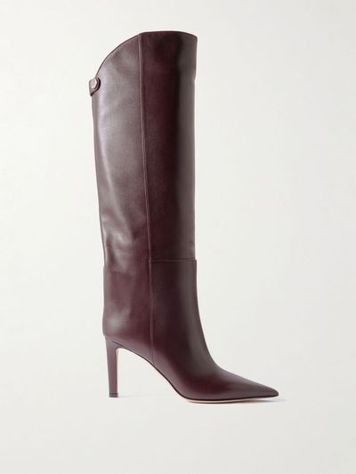 JIMMY CHOO Alizze 85 leather knee boots