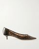 JIMMY CHOO Amelia 30 animal-print PVC pumps - 1