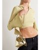 JIMMY CHOO Bon Bon metallic mirrored-leather bucket bag - 2