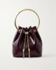 JIMMY CHOO Bon Bon textured-leather bucket bag - 1