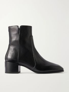 JIMMY CHOO Eliot 45 full-grain leather ankle boots