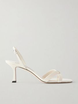 JIMMY CHOO Elsy 70 leather slingback sandals