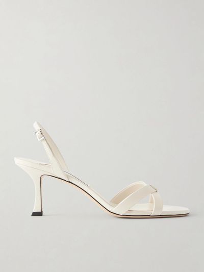 JIMMY CHOO Elsy 70 leather slingback sandals