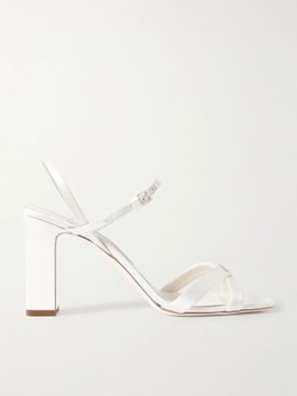 JIMMY CHOO Elsy 85 satin slingback sandals