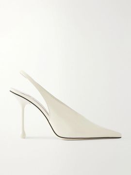 JIMMY CHOO Isa 95 patent-leather pumps