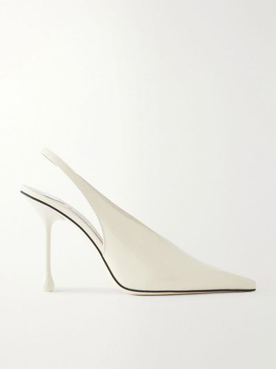 JIMMY CHOO Isa 95 patent-leather pumps