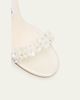 Jimmy Choo Jenn 100MM Daisy-Embroidered Satin Slingback Sandals - 3