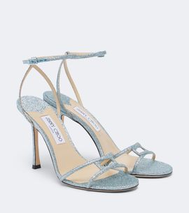 Jimmy Choo Jimmy Choo 1998 Leo glitter sandals