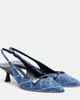 Jimmy Choo Jimmy Choo Amita denim slingback pumps - 1