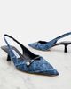Jimmy Choo Jimmy Choo Amita denim slingback pumps - 6