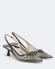 Jimmy Choo Jimmy Choo Amita embellished mesh slingback pumps - 1