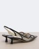 Jimmy Choo Jimmy Choo Amita embellished mesh slingback pumps - 4