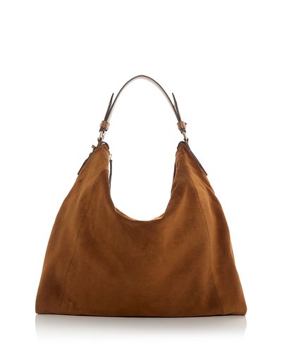 Jimmy Choo Jimmy Choo Ana Suede Hobo Shoulder Bag