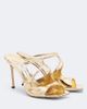 Jimmy Choo Jimmy Choo Anise metallic leather mules - 1