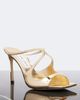 Jimmy Choo Jimmy Choo Anise metallic leather mules - 6