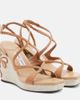 Jimmy Choo Jimmy Choo Ayla leather espadrille wedges - 1