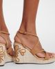 Jimmy Choo Jimmy Choo Ayla leather espadrille wedges - 3