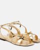 Jimmy Choo Jimmy Choo Ayla metallic leather sandals - 1