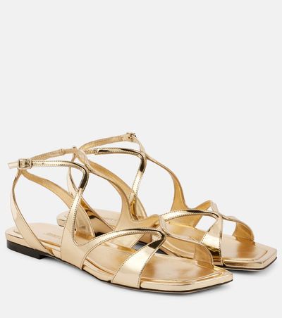 Jimmy Choo Jimmy Choo Ayla metallic leather sandals