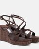 Jimmy Choo Jimmy Choo Ayla suede wedge sandals - 1
