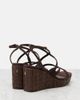 Jimmy Choo Jimmy Choo Ayla suede wedge sandals - 3