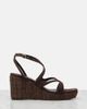 Jimmy Choo Jimmy Choo Ayla suede wedge sandals - 5