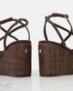 Jimmy Choo Jimmy Choo Ayla suede wedge sandals - 6