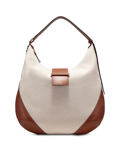 Jimmy Choo Jimmy Choo Bar Holdall Medium Canvas Shoulder Bag