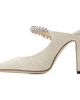 Jimmy Choo Jimmy Choo Beige Bing 100 Fine Raffia heels - 3