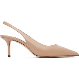 Jimmy Choo Jimmy Choo Beige Love Sling Back 65 Heels