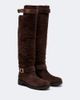 Jimmy Choo Jimmy Choo Biker suede over-the-knee boots - 1