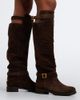 Jimmy Choo Jimmy Choo Biker suede over-the-knee boots - 2