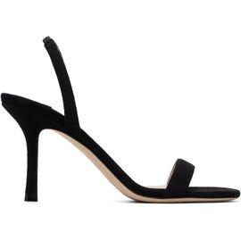 Jimmy Choo Jimmy Choo Black Jenn 85 Heeled Sandals