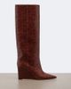 Jimmy Choo Jimmy Choo Blake snake-effect leather knee-high boots - 5