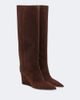 Jimmy Choo Jimmy Choo Blake suede wedge knee-high boots - 1