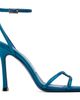 Jimmy Choo Jimmy Choo Blue 1998 Leo 100 Satin Heeled Sandals - 1