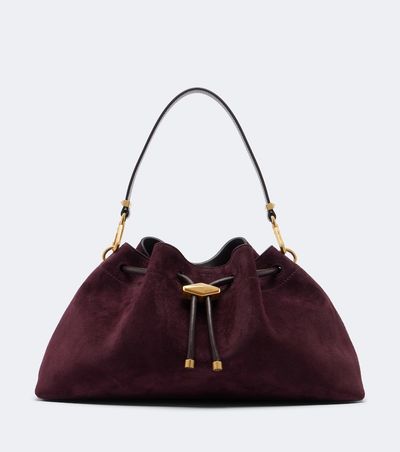 Jimmy Choo Jimmy Choo Bon Bon Medium suede bucket bag