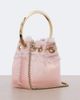 Jimmy Choo Jimmy Choo Bon Bon Micro lace-trimmed bucket bag - 4