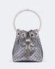 Jimmy Choo Jimmy Choo Bon Bon Micro polka-dot bucket bag - 1